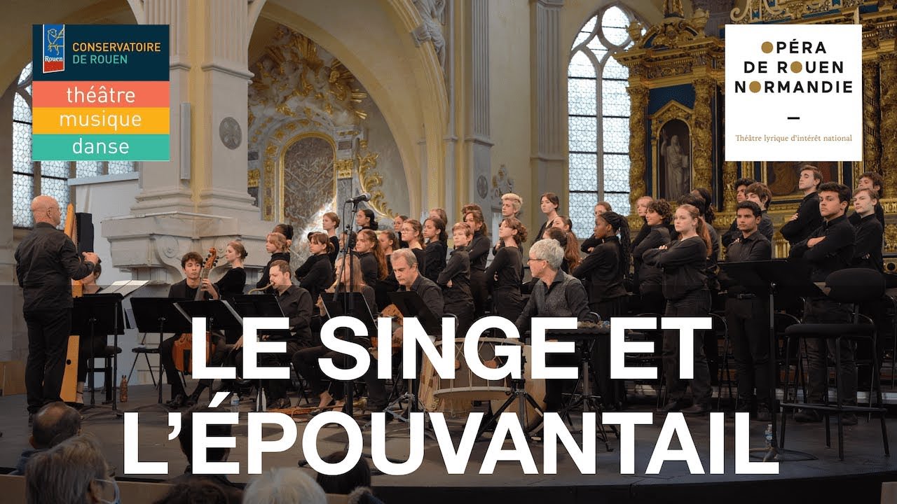 LE SINGE ET L'EPOUVANTAIL